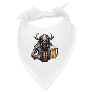Wendigo / böser Geist / Besitzergreifend / Horror - Bandana - Weiß - Vorne