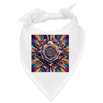 3D-Diamant - Bandana - Weiß - Vorne