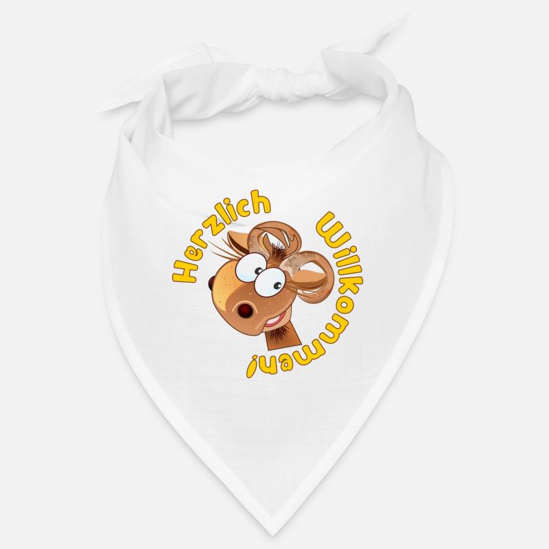 Herzlich Willkommen - Widder Schafe Bandana