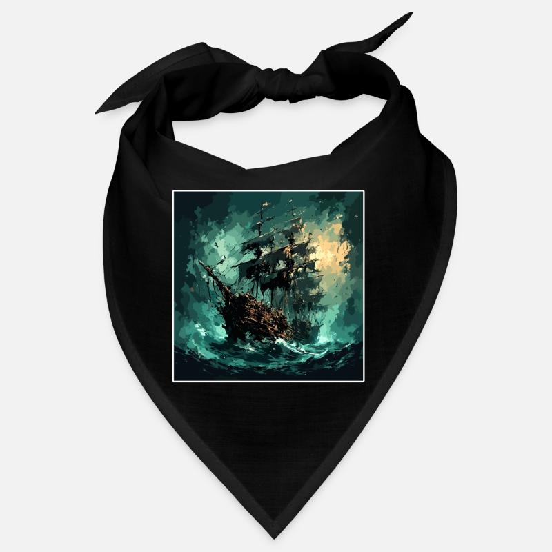Schiff / Boot / Anker / Meer / Ocean / Kapitän Bandana