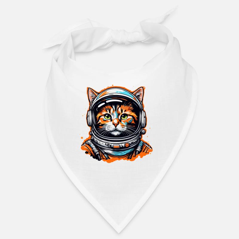 Astronaute / Espace / Animal / Chat / Vaisseau spatial Bandana