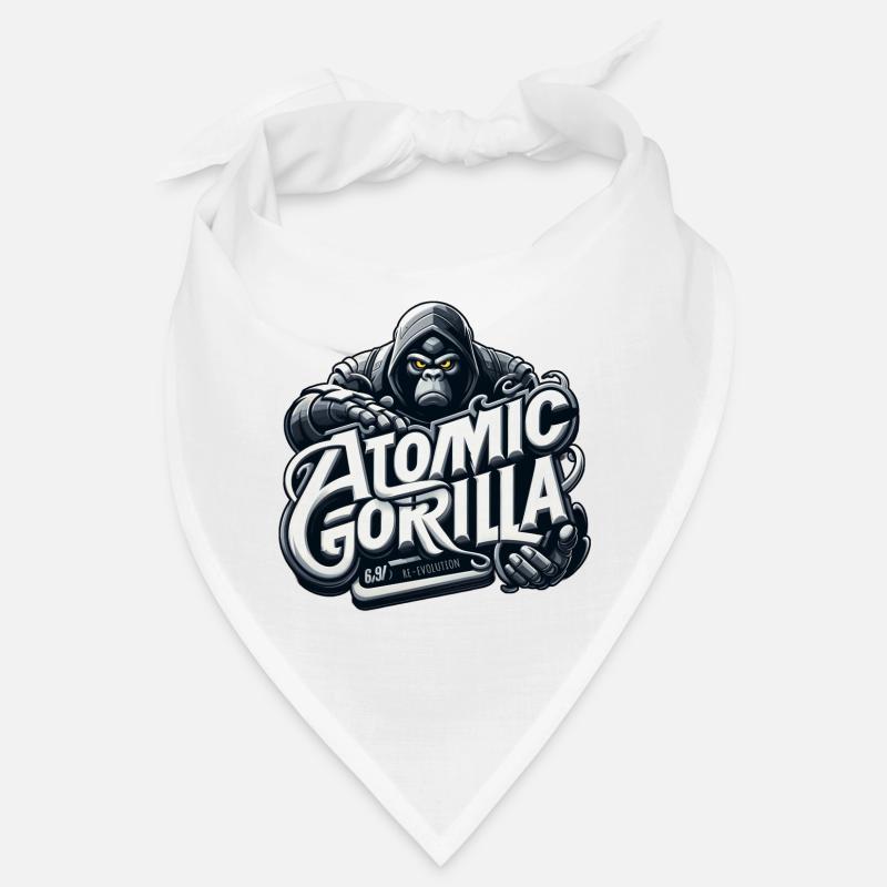 Atomic Gorilla - Bandana - white