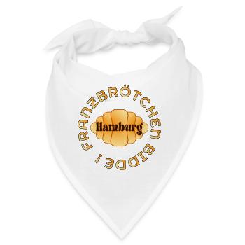 HAMBURG FRANZBRÖTCHEN BACKWAREN GEBÄCK - Bandana - Weiß - Vorne