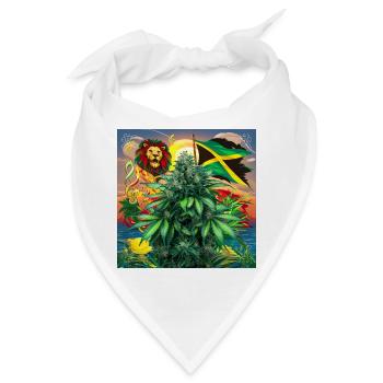 Jamaica Nr 1 - Bandana - Weiß - Vorne