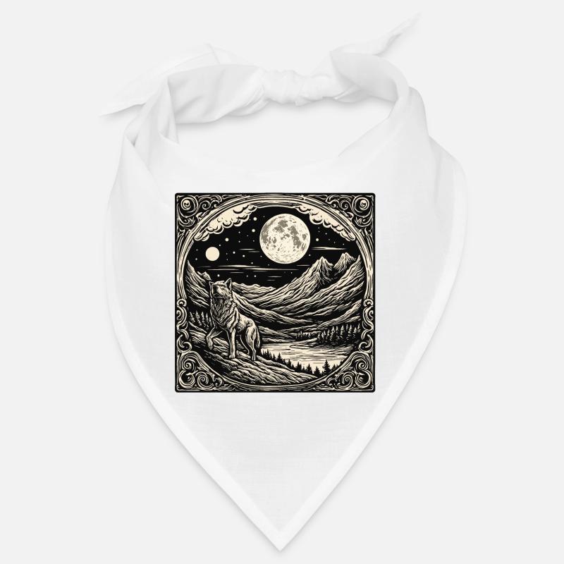 Wolf / Rudel / Wald / Wild / Tierwelt / heulen Bandana