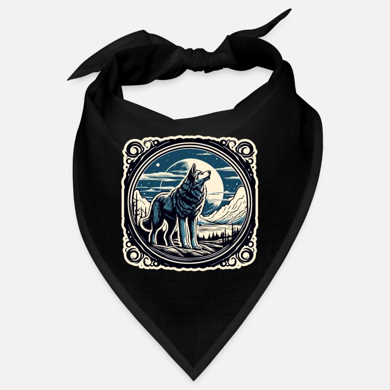 Wolf / Rudel / Wald / Wild / Tierwelt / heulen Bandana