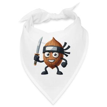 Almond Assassin: Der heimliche Snack - Bandana - Weiß - Vorne