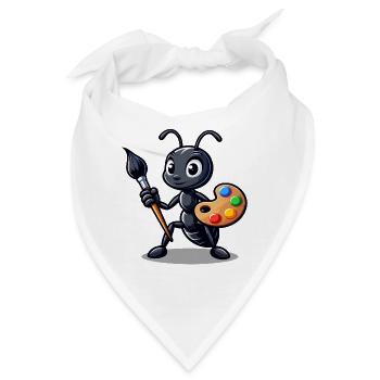 Artisan Ant: Der Insekten-Illustrator - Bandana - Weiß - Vorne