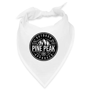 Pine Peak - Outdoor Approved - Bandana - Weiß - Vorne