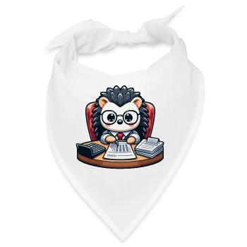 Accounting Hedgehog: Das berechnende Tier - Bandana - Weiß - Vorne