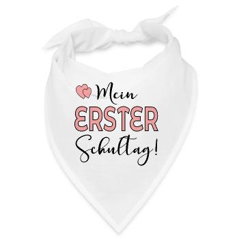 Mein erster Schultag, EINSCHULUNG - Bandana - Weiß - Vorne