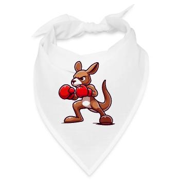Kanga Punch: Der Boxer - Bandana - Weiß - Vorne
