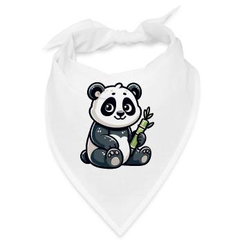 Bamboo Buddy: Der Content-Panda - Bandana - Weiß - Vorne