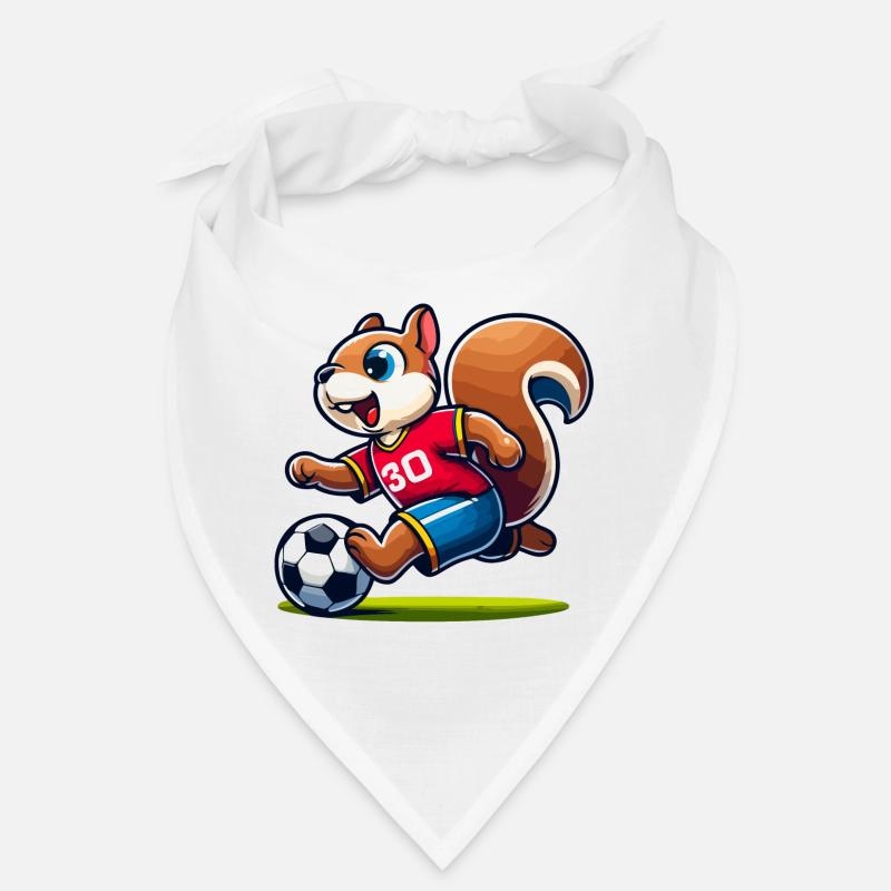 Scamper Striker: Das Fußball-Eichhörnchen Bandana