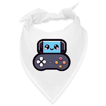 Game Buddy: Das fröhliche Joypad - Bandana - Weiß - Vorne