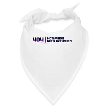 Developer Code Debug Statement Entwickler Dev - Bandana - Weiß - Vorne