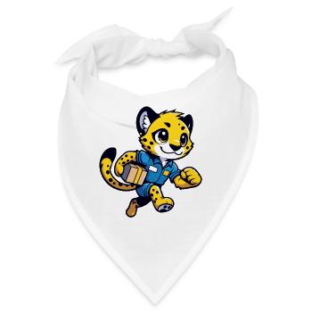 Speedster Cheetah: Der schnelle Kurier - Bandana - Weiß - Vorne