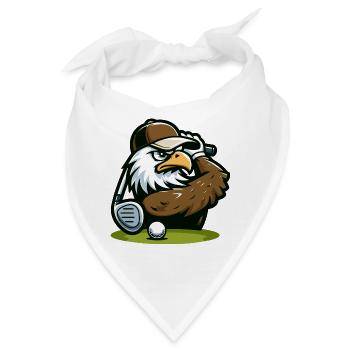 Eagle Ace: Der Golf-Pro - Bandana - Weiß - Vorne