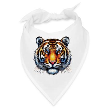 Tiger - Bandana - Weiß - Vorne