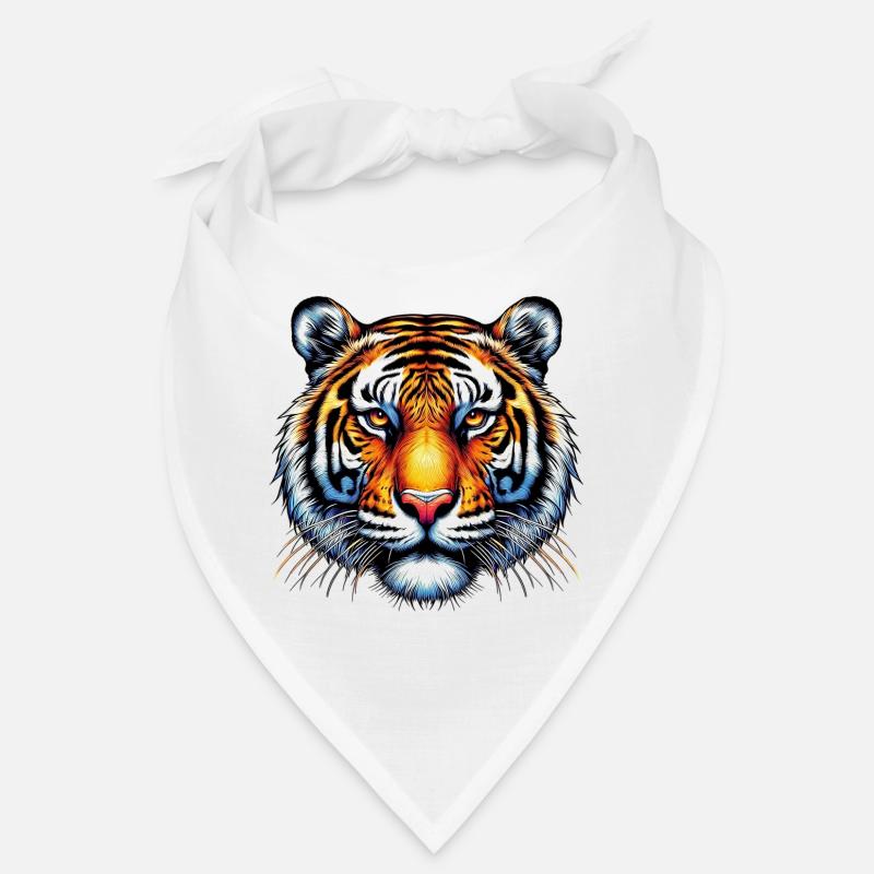 Tiger - Bandana - Weiß