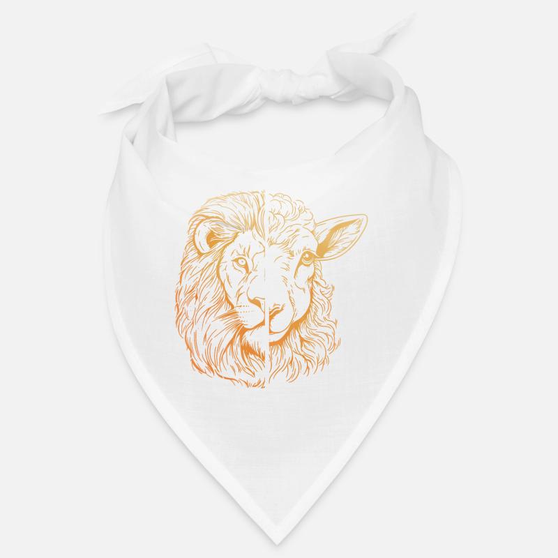 Lion and Lamb Bandana