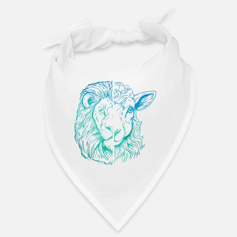 Löwe und Lamm Bandana