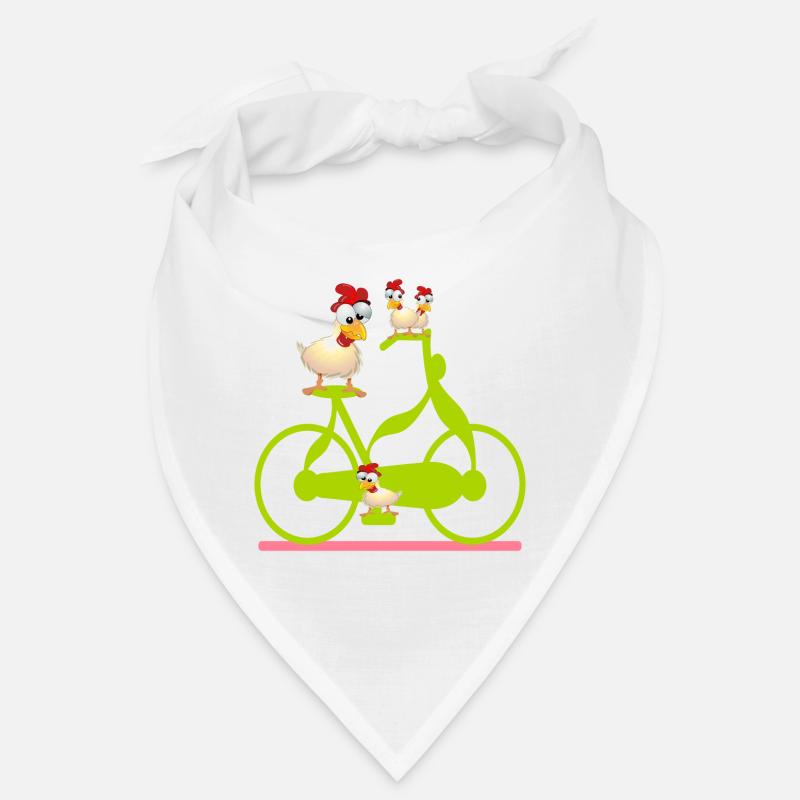 CHICKEN COOP CHICKENS - BICYCLE Bandana