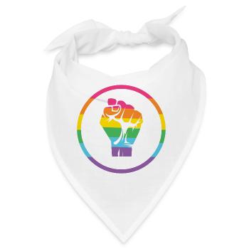 LGBTQ-Pride-Monat - Pride! - Bandana - Weiß - Vorne