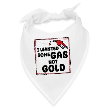 Tanken Tankstelle Benzin Zapfsäule Statement - Bandana - Weiß - Vorne