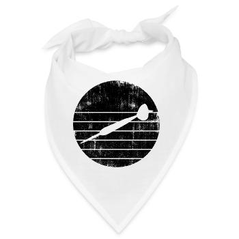 Dartpfeil - Bandana - Weiß - Vorne