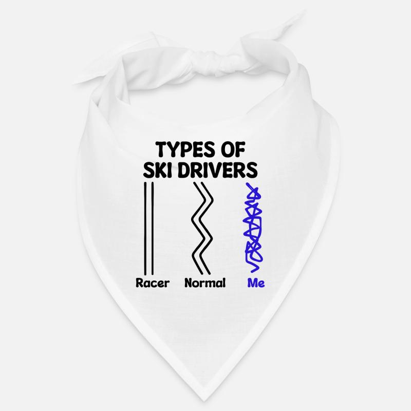 Ski Jumping Snowfall Statement Winter Sports Bandana