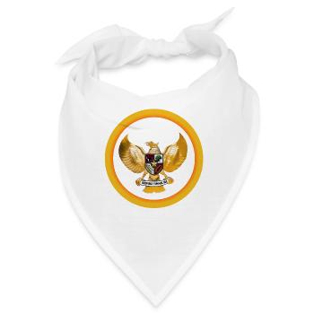 Emblem Indonesiens, Nationales Symbol Indonesiens - Bandana - Weiß - Vorne