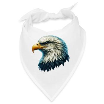 Adler - Bandana - Weiß - Vorne