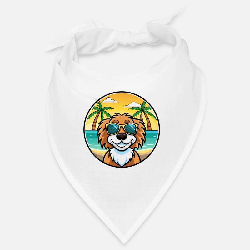 Stabyhoun Hunderasse Cartoon Sonnenbrille Strand Bandana