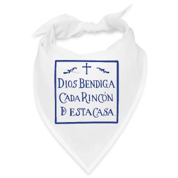 Gott segne jeden Winkel - Bandana - Weiß - Vorne