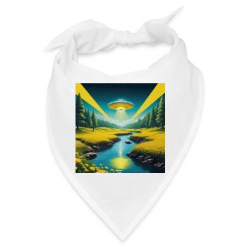 Ufo - Bandana - Weiß - Vorne