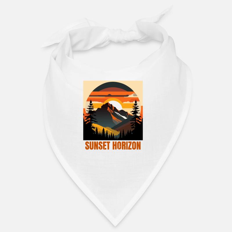 Sunset horizon heritage Bandana