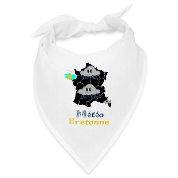 Bretonisches Wetter - Bandana - Weiß - Vorne