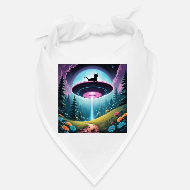 UFO with kitten Bandana