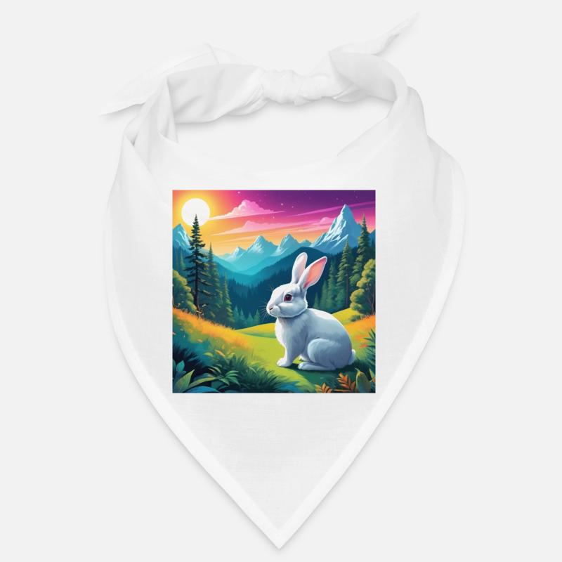 Lapin - Bandana - blanc