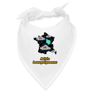 Burgund Wetter - Bandana - Weiß - Vorne