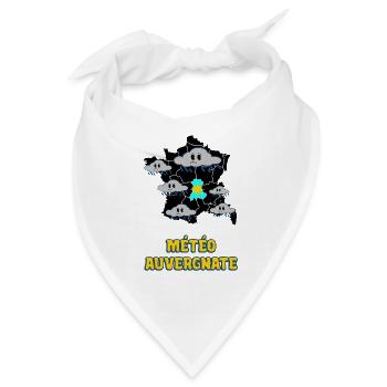 Wetter in der Auvergne - Bandana - Weiß - Vorne