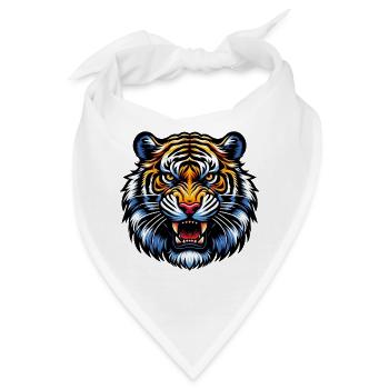 Tiger - Bandana - Weiß - Vorne