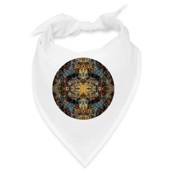 Natur Mandala Berchtesgaden - Salz - Heilstollen - Bandana - Weiß - Vorne
