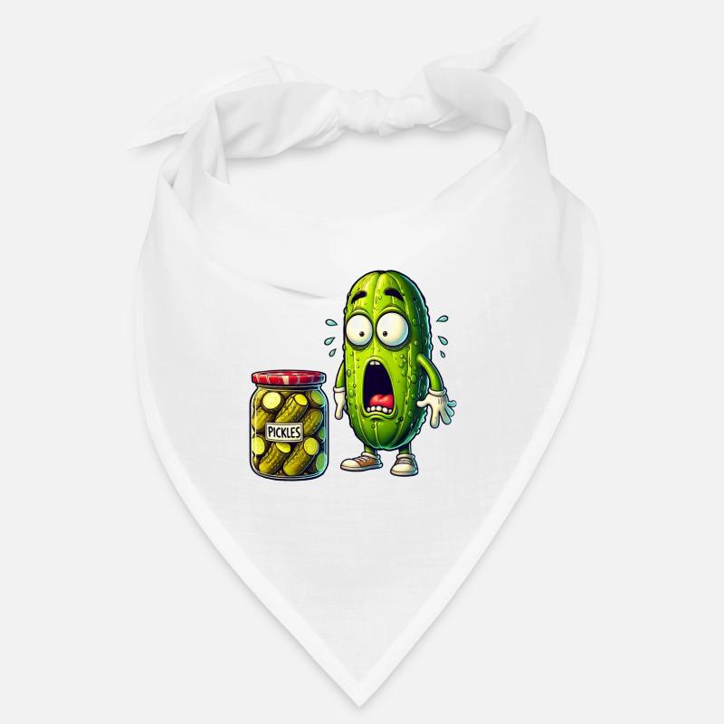 Funny cucumber design Bandana