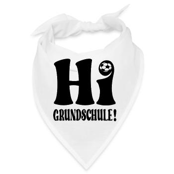 SCHULANFANG GRUNDSCHULE FUßBALL - Bandana - Weiß - Vorne