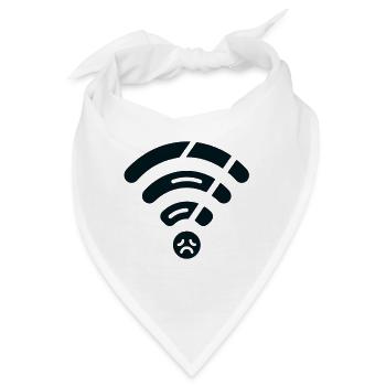 Broken WiFi - Bandana - Weiß - Vorne