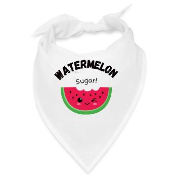 Watermelon sugar! - Bandana - Weiß - Vorne