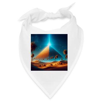 Pyramide 5 - Bandana - Weiß - Vorne