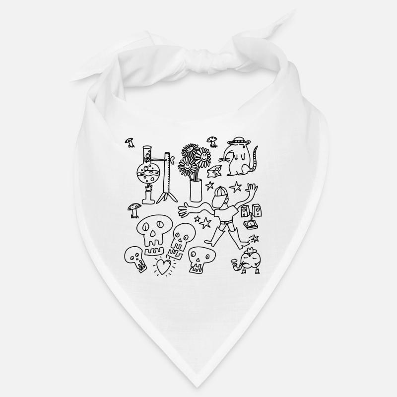Kritzeln oder nach Hause gehen Bandana
